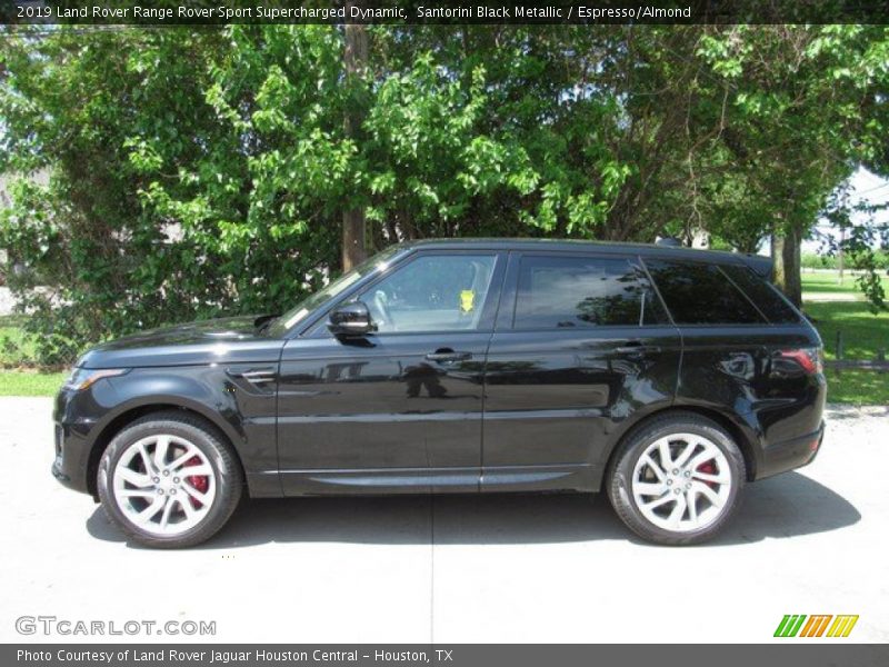 Santorini Black Metallic / Espresso/Almond 2019 Land Rover Range Rover Sport Supercharged Dynamic