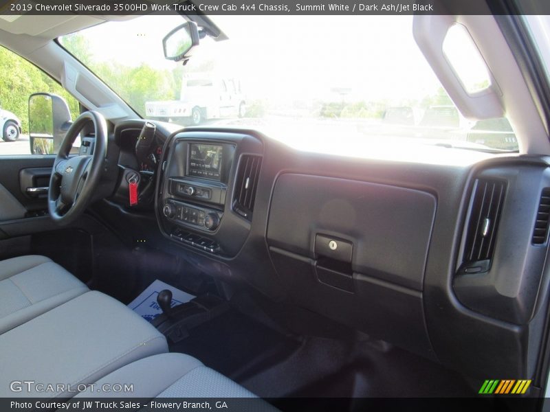 Summit White / Dark Ash/Jet Black 2019 Chevrolet Silverado 3500HD Work Truck Crew Cab 4x4 Chassis