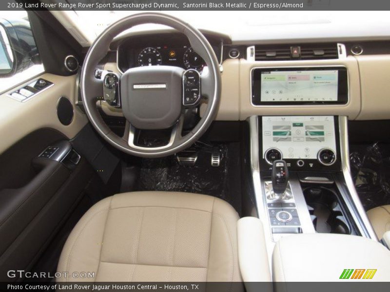 Santorini Black Metallic / Espresso/Almond 2019 Land Rover Range Rover Sport Supercharged Dynamic