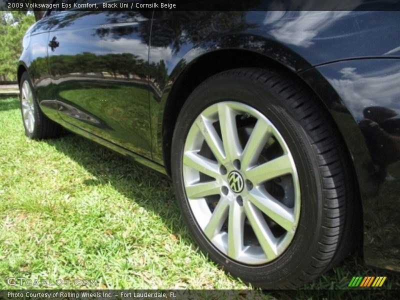 Black Uni / Cornsilk Beige 2009 Volkswagen Eos Komfort