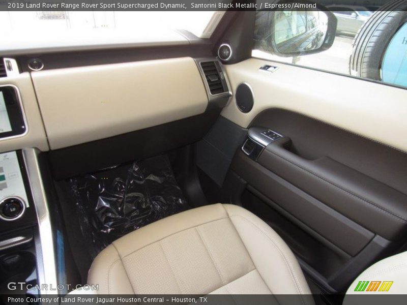 Santorini Black Metallic / Espresso/Almond 2019 Land Rover Range Rover Sport Supercharged Dynamic