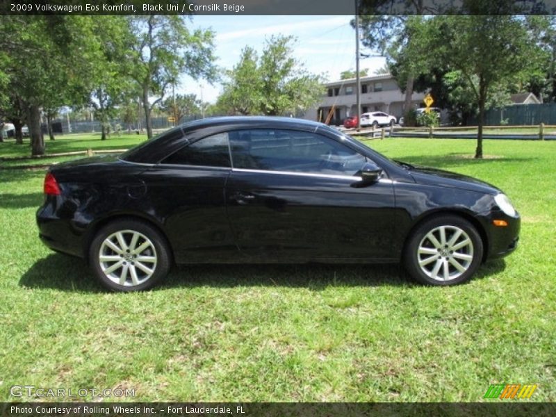Black Uni / Cornsilk Beige 2009 Volkswagen Eos Komfort