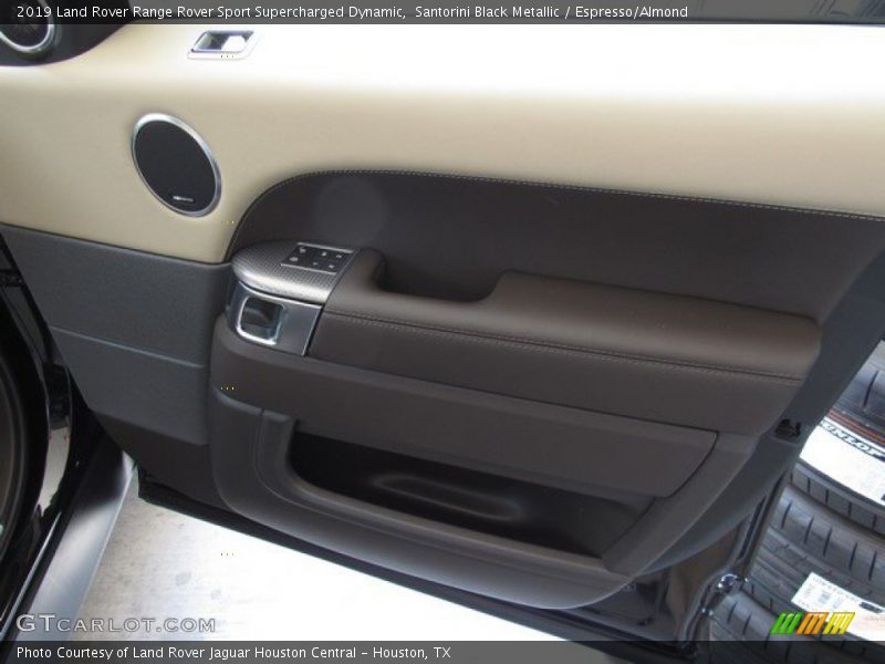Santorini Black Metallic / Espresso/Almond 2019 Land Rover Range Rover Sport Supercharged Dynamic