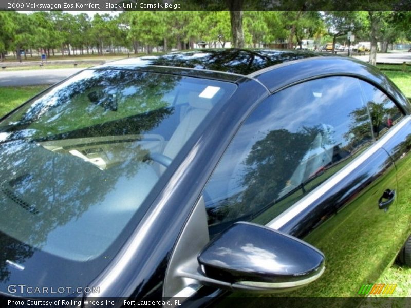 Black Uni / Cornsilk Beige 2009 Volkswagen Eos Komfort