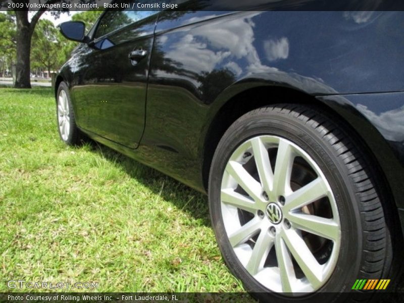 Black Uni / Cornsilk Beige 2009 Volkswagen Eos Komfort