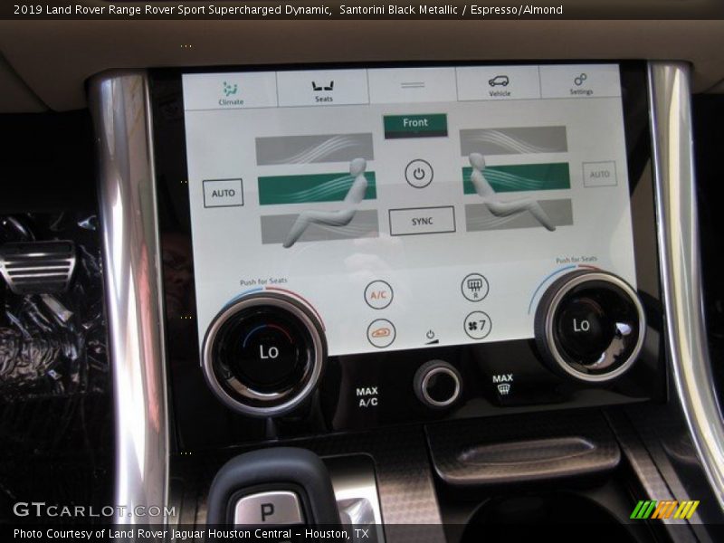 Santorini Black Metallic / Espresso/Almond 2019 Land Rover Range Rover Sport Supercharged Dynamic