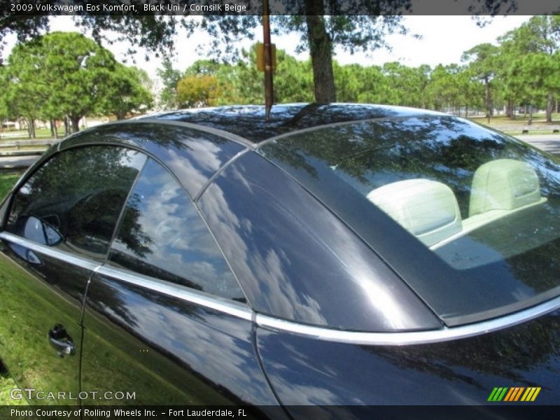 Black Uni / Cornsilk Beige 2009 Volkswagen Eos Komfort
