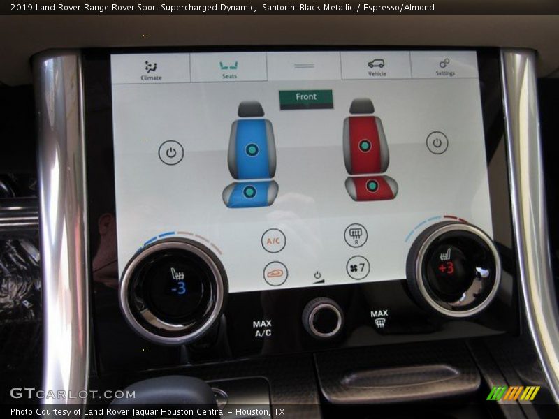 Santorini Black Metallic / Espresso/Almond 2019 Land Rover Range Rover Sport Supercharged Dynamic