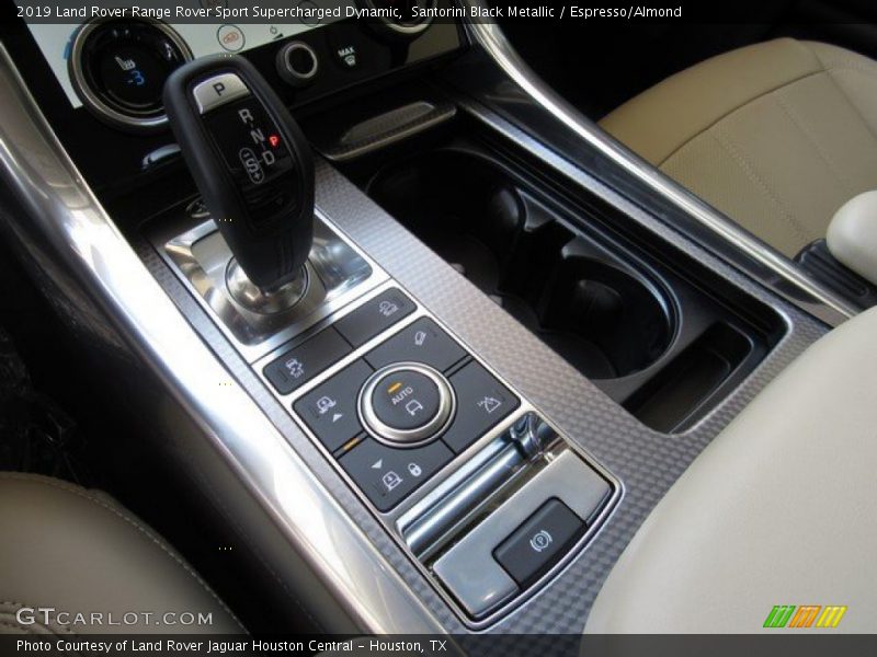 Santorini Black Metallic / Espresso/Almond 2019 Land Rover Range Rover Sport Supercharged Dynamic