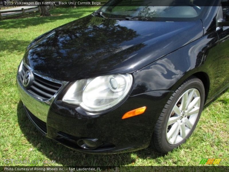 Black Uni / Cornsilk Beige 2009 Volkswagen Eos Komfort