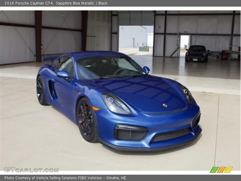 Sapphire Blue Metallic / Black 2016 Porsche Cayman GT4