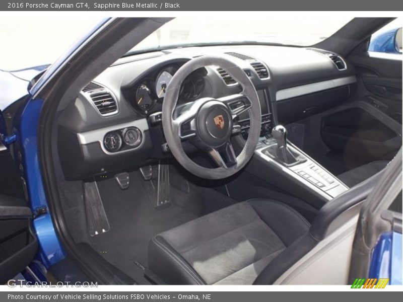 Sapphire Blue Metallic / Black 2016 Porsche Cayman GT4