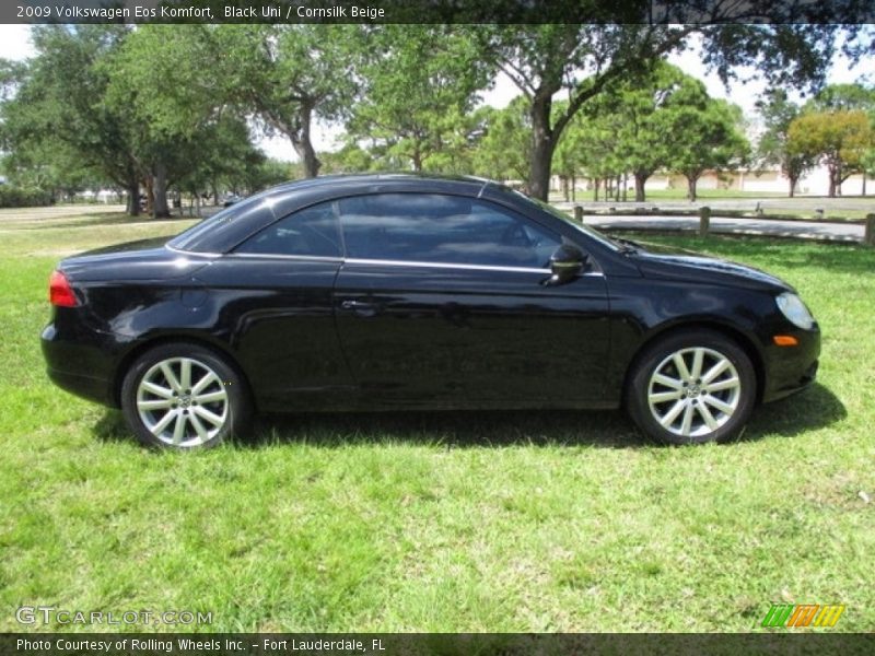 Black Uni / Cornsilk Beige 2009 Volkswagen Eos Komfort