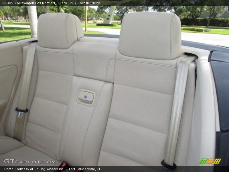 Black Uni / Cornsilk Beige 2009 Volkswagen Eos Komfort