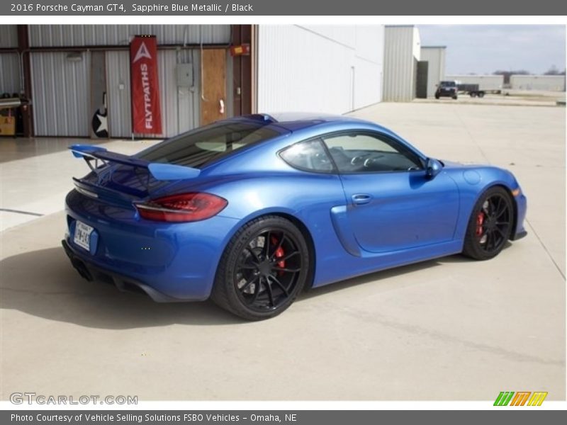 Sapphire Blue Metallic / Black 2016 Porsche Cayman GT4