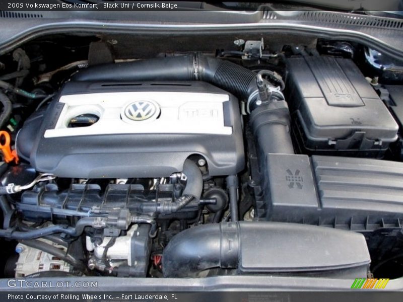 Black Uni / Cornsilk Beige 2009 Volkswagen Eos Komfort