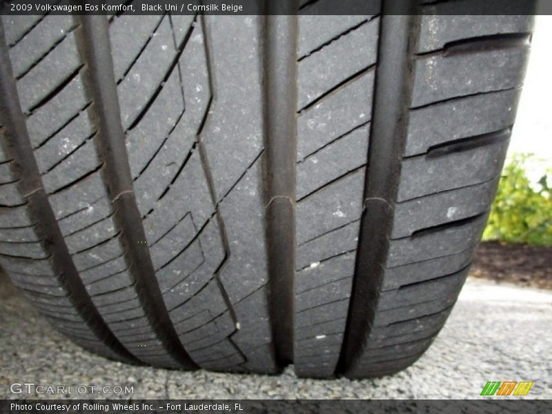 Black Uni / Cornsilk Beige 2009 Volkswagen Eos Komfort