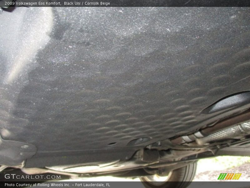 Black Uni / Cornsilk Beige 2009 Volkswagen Eos Komfort