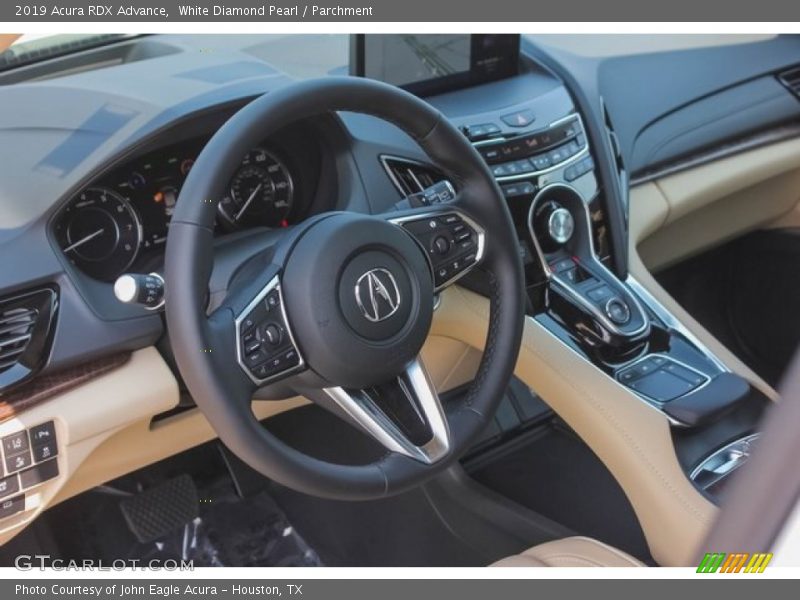 White Diamond Pearl / Parchment 2019 Acura RDX Advance