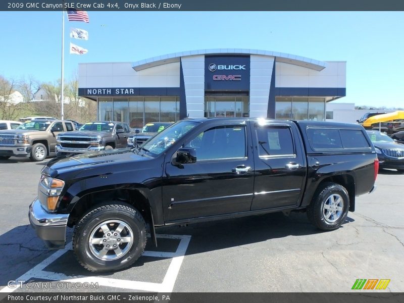 Onyx Black / Ebony 2009 GMC Canyon SLE Crew Cab 4x4