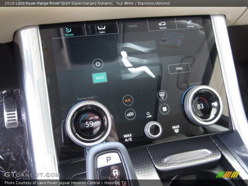 Fuji White / Espresso/Almond 2019 Land Rover Range Rover Sport Supercharged Dynamic