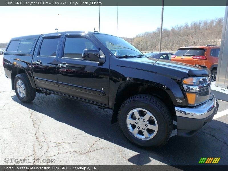 Onyx Black / Ebony 2009 GMC Canyon SLE Crew Cab 4x4