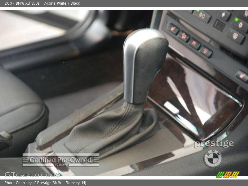 Alpine White / Black 2007 BMW X3 3.0si