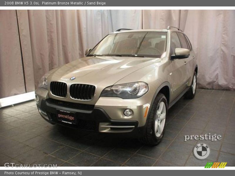 Platinum Bronze Metallic / Sand Beige 2008 BMW X5 3.0si