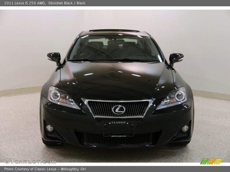 Obsidian Black / Black 2011 Lexus IS 250 AWD