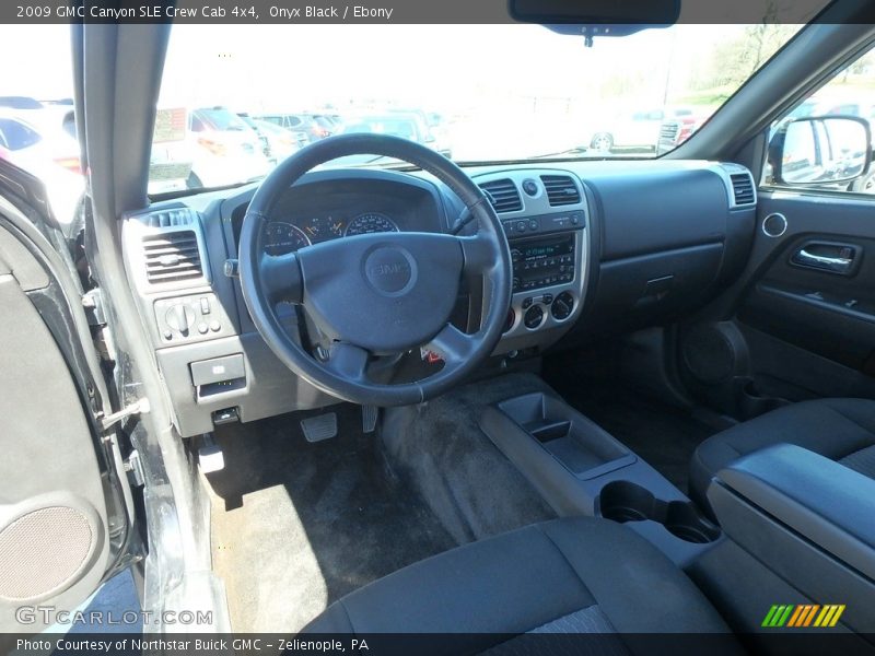 Onyx Black / Ebony 2009 GMC Canyon SLE Crew Cab 4x4