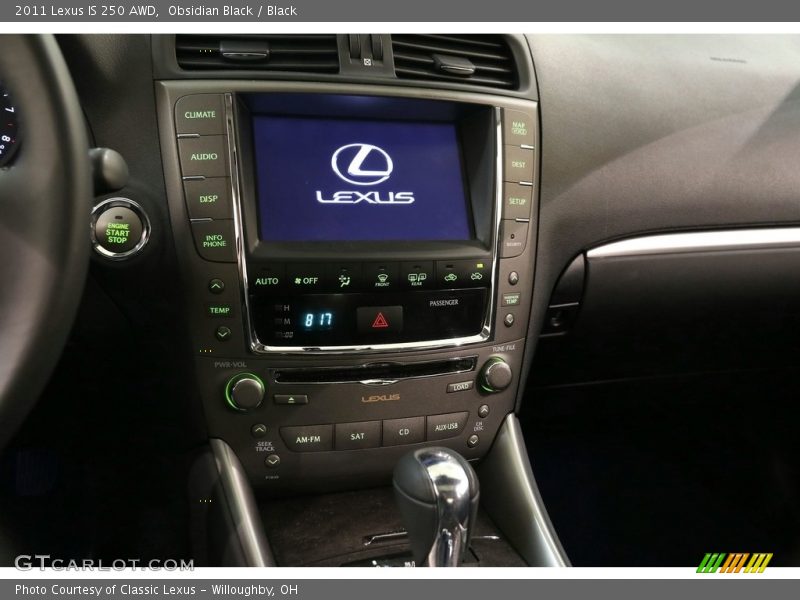 Obsidian Black / Black 2011 Lexus IS 250 AWD