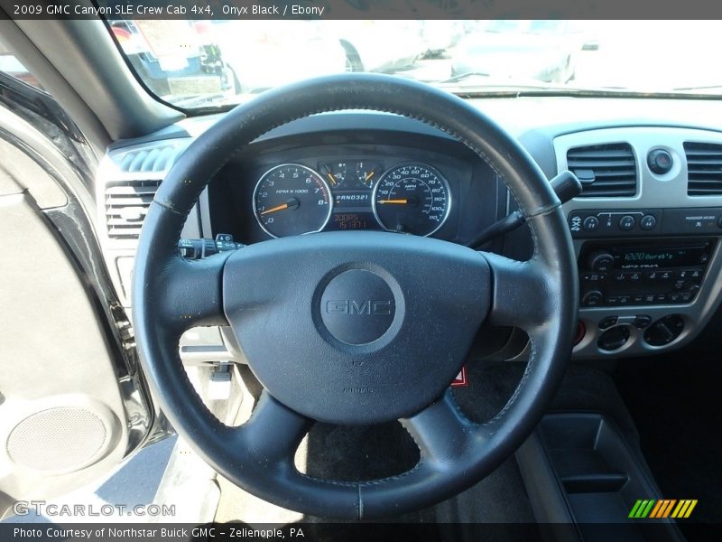 Onyx Black / Ebony 2009 GMC Canyon SLE Crew Cab 4x4