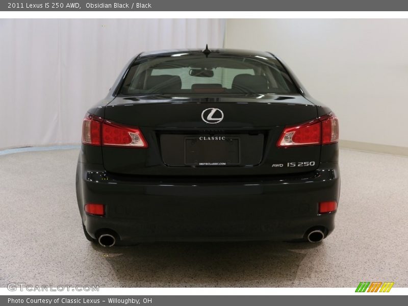 Obsidian Black / Black 2011 Lexus IS 250 AWD