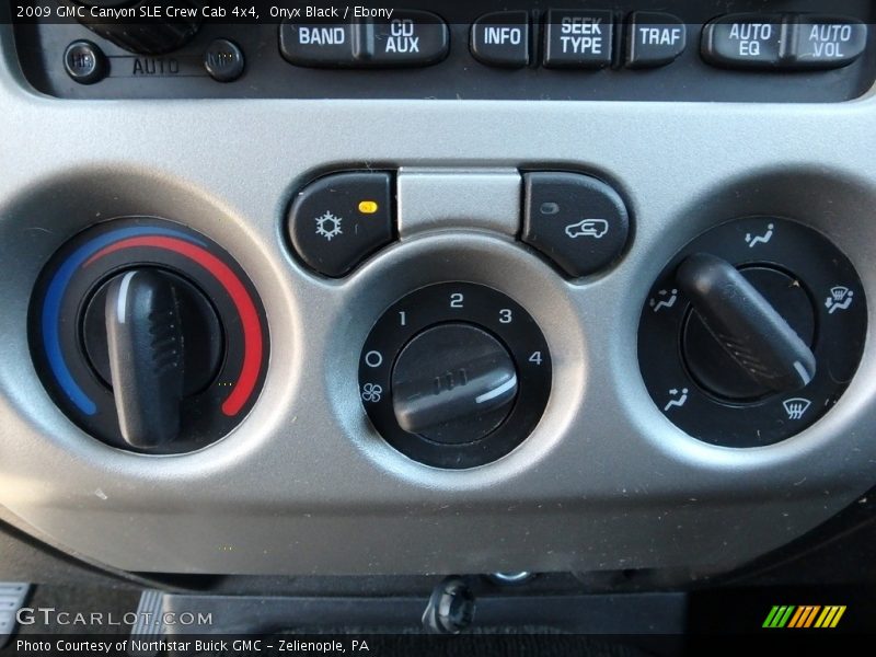 Onyx Black / Ebony 2009 GMC Canyon SLE Crew Cab 4x4