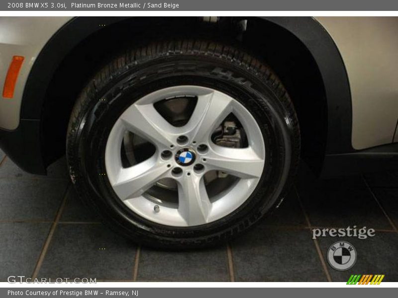 Platinum Bronze Metallic / Sand Beige 2008 BMW X5 3.0si