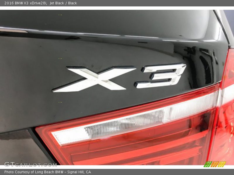 Jet Black / Black 2016 BMW X3 xDrive28i