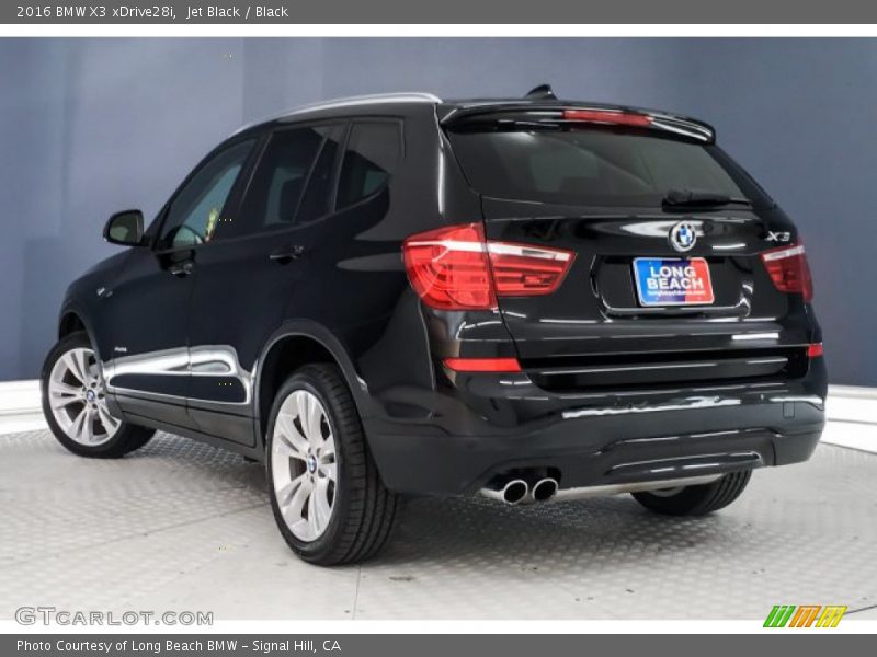 Jet Black / Black 2016 BMW X3 xDrive28i