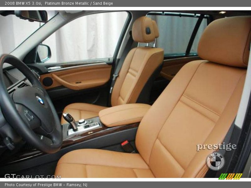 Platinum Bronze Metallic / Sand Beige 2008 BMW X5 3.0si