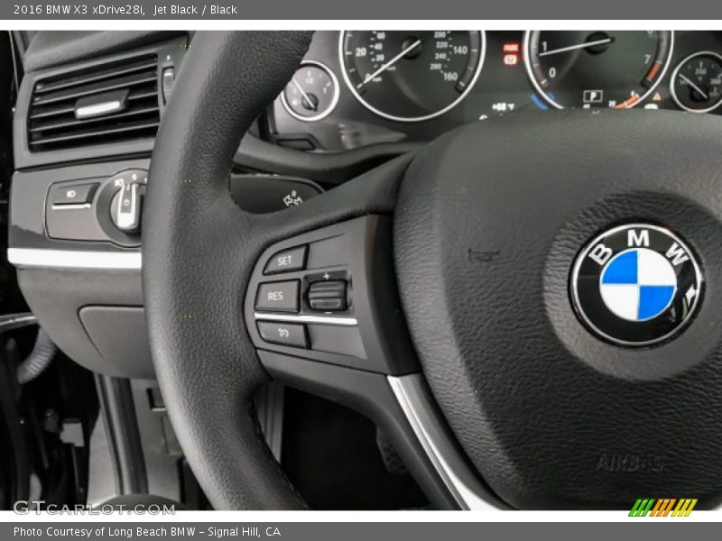 Jet Black / Black 2016 BMW X3 xDrive28i