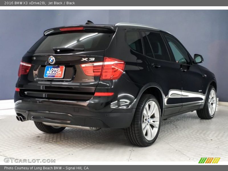 Jet Black / Black 2016 BMW X3 xDrive28i