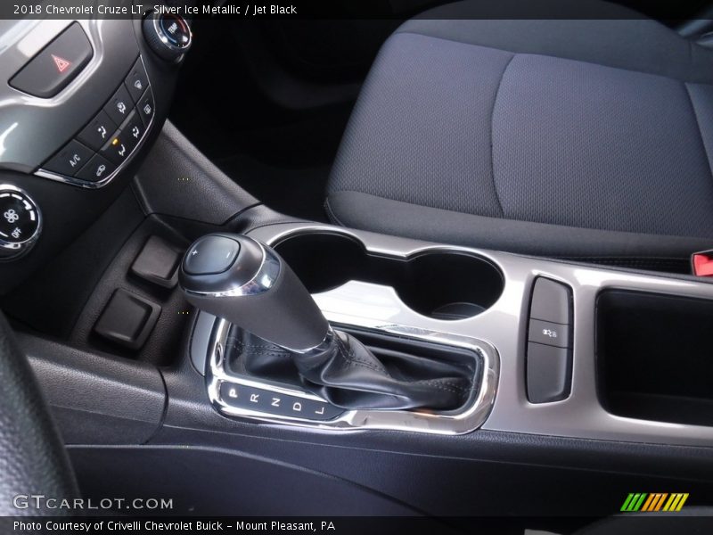 Silver Ice Metallic / Jet Black 2018 Chevrolet Cruze LT