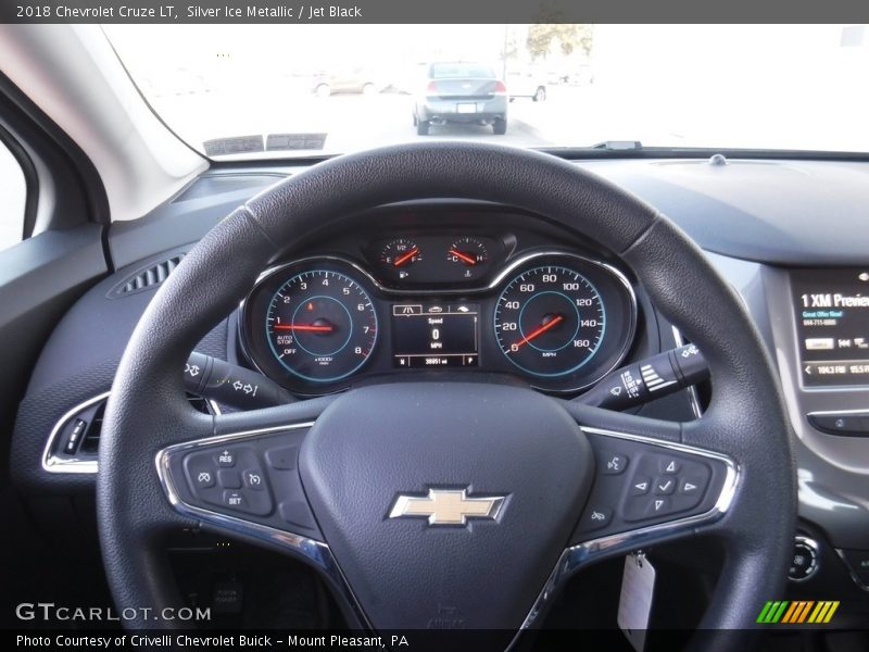 Silver Ice Metallic / Jet Black 2018 Chevrolet Cruze LT