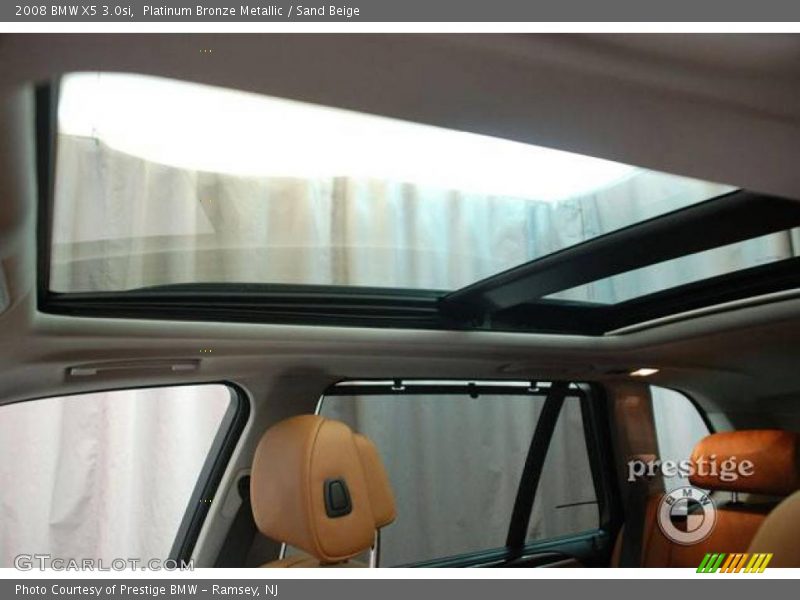 Platinum Bronze Metallic / Sand Beige 2008 BMW X5 3.0si