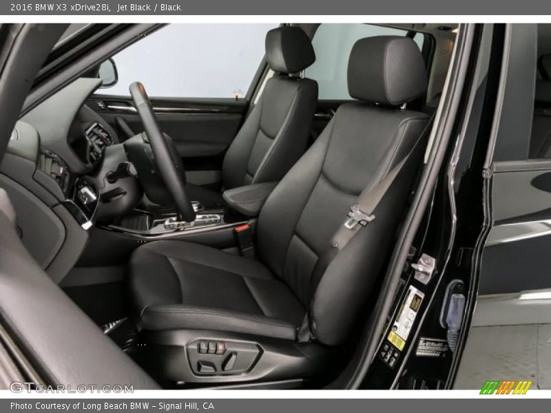 Jet Black / Black 2016 BMW X3 xDrive28i