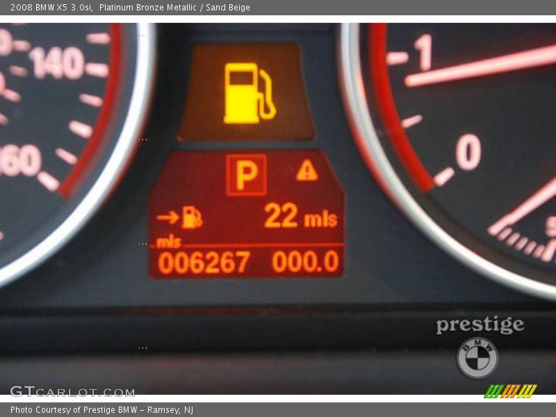 Platinum Bronze Metallic / Sand Beige 2008 BMW X5 3.0si