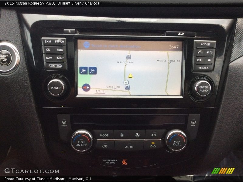 Brilliant Silver / Charcoal 2015 Nissan Rogue SV AWD