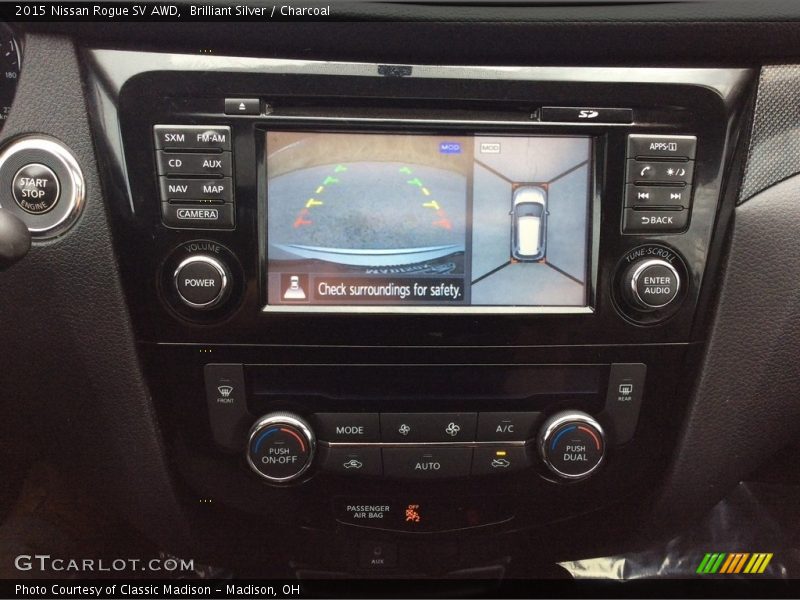 Brilliant Silver / Charcoal 2015 Nissan Rogue SV AWD