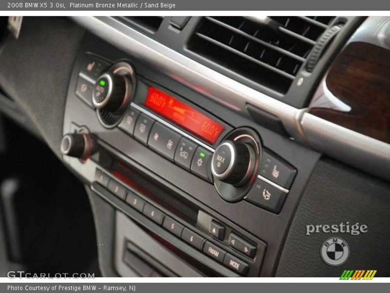 Platinum Bronze Metallic / Sand Beige 2008 BMW X5 3.0si