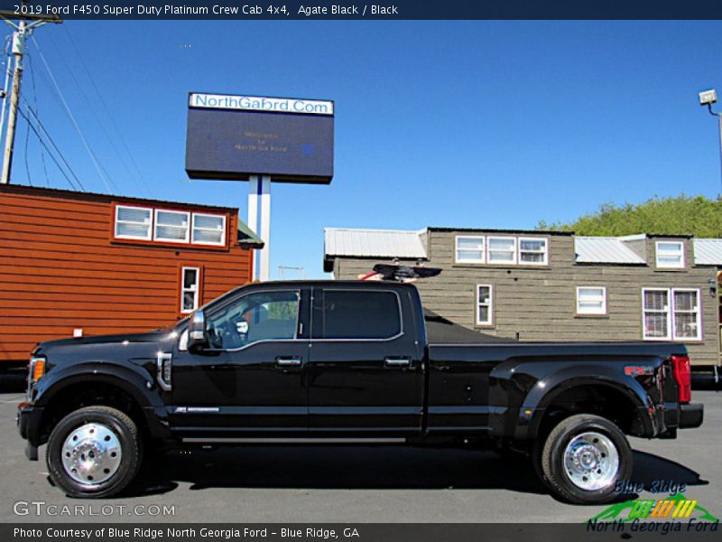 Agate Black / Black 2019 Ford F450 Super Duty Platinum Crew Cab 4x4