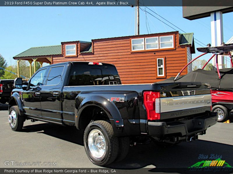 Agate Black / Black 2019 Ford F450 Super Duty Platinum Crew Cab 4x4